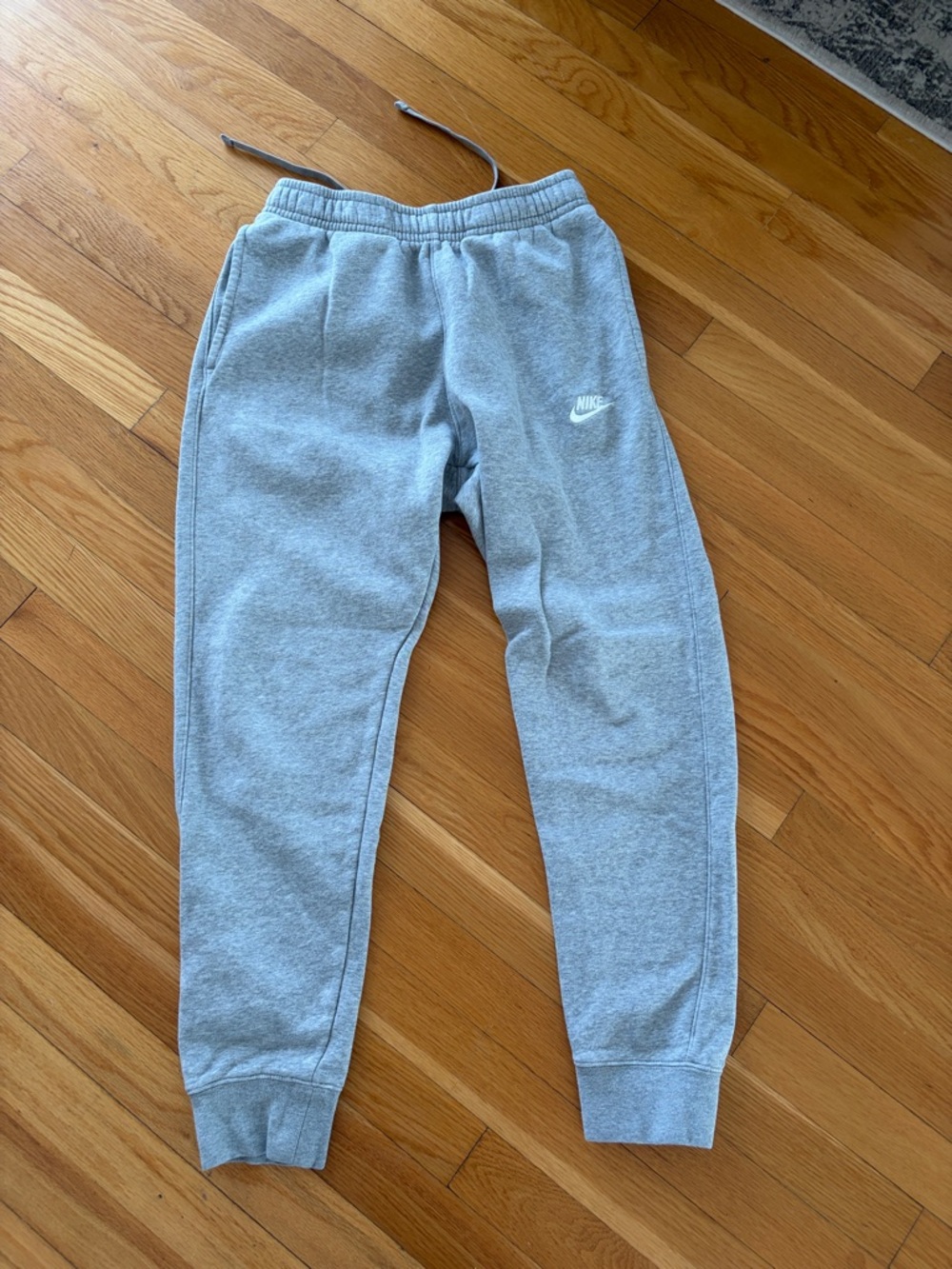 Nike Light Gray men’s size S Fleece Joggers